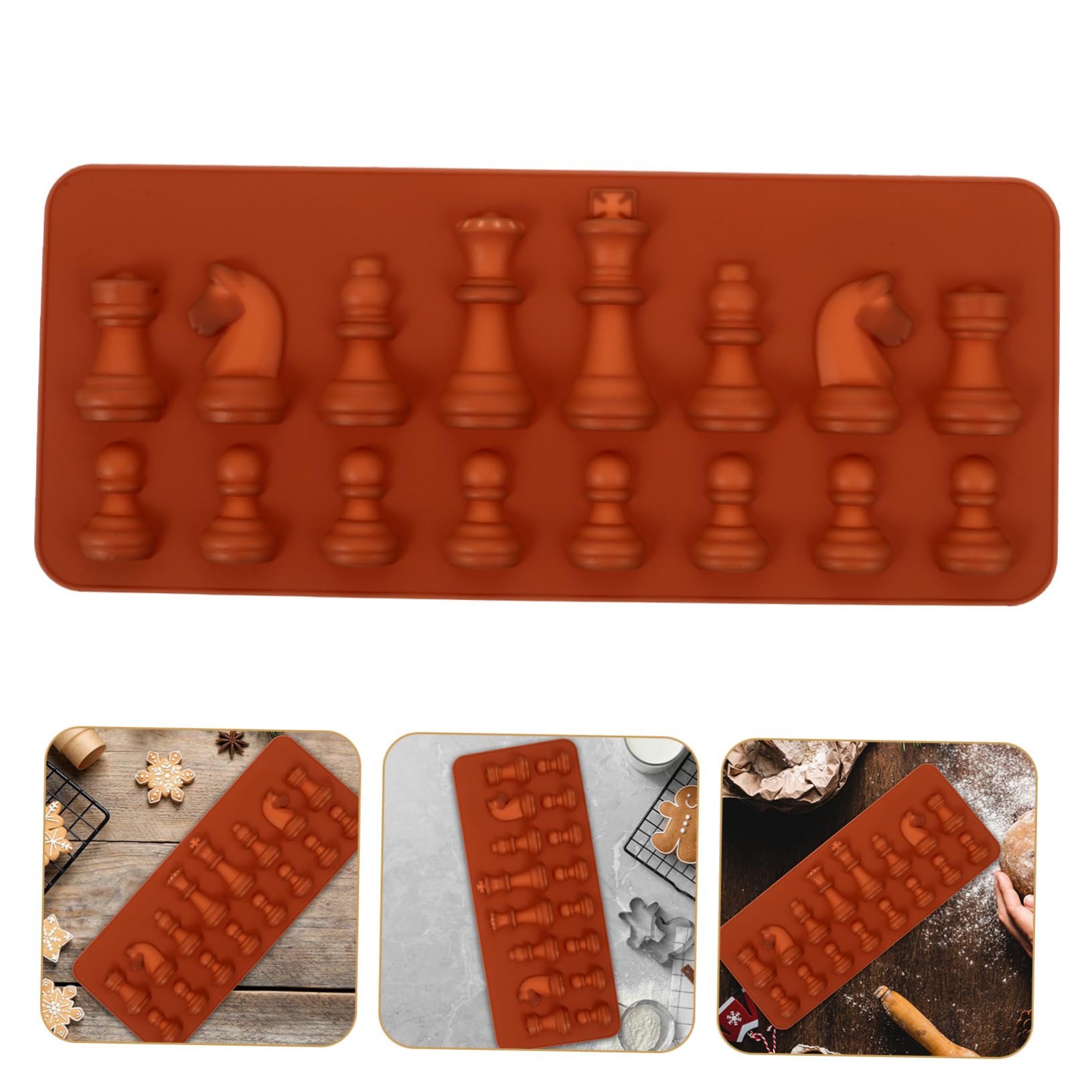 16-Cavity Silicone Candy Mold - Ice Cube & Baking Molds for Chocolate, Soap, Cake Decorating - Perfect for DIY Crafts, Party Treats & Home Baking