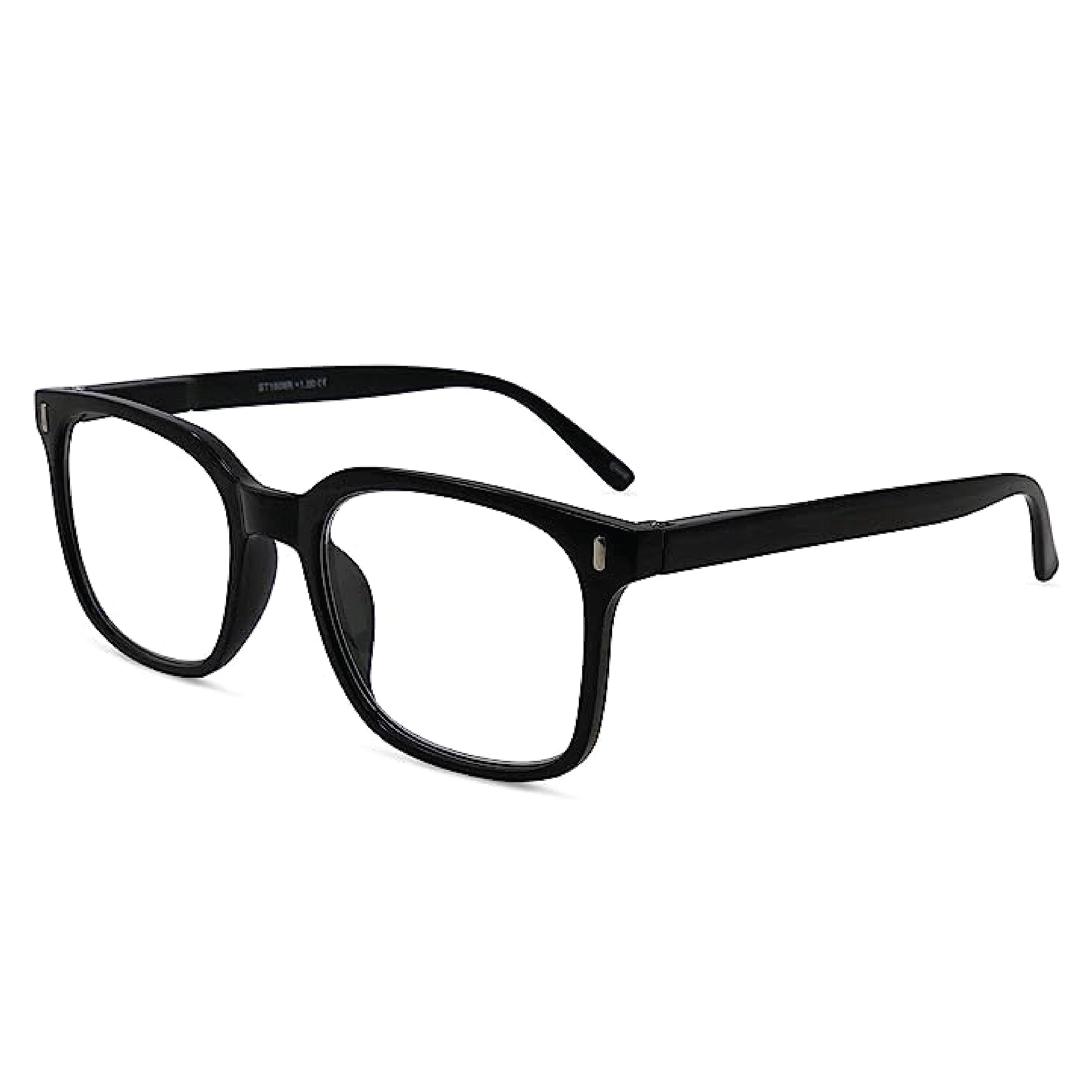 Ageless Large Reading Glasses - Lightweight Square Frame with Oversized Lenses for Women & Men - Perfect for Reading, Computer Work & Crafts (2 Pack)