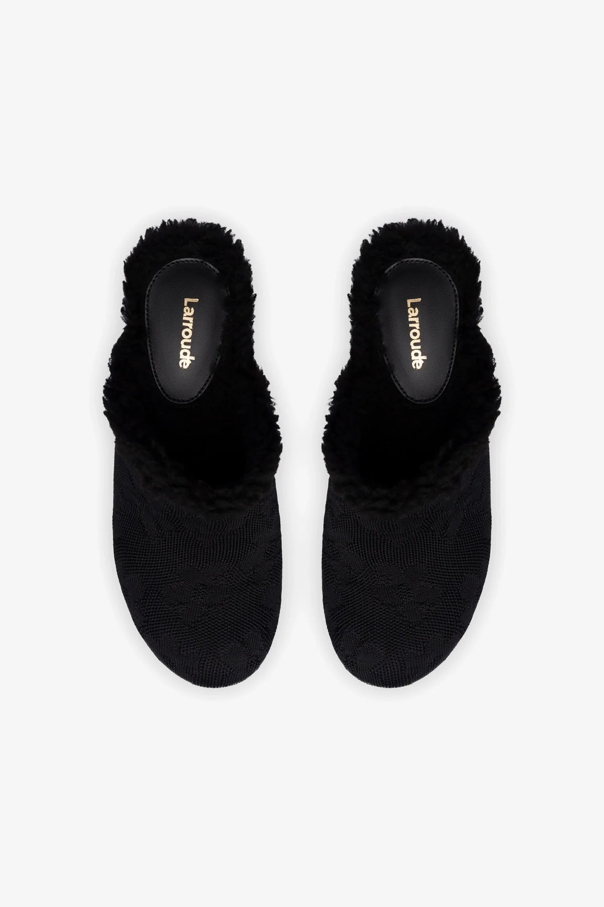 Comfortable Miso Platform Clog Shoes - Black Knit Design for Women | Perfect for Home, Garden & Casual Outings