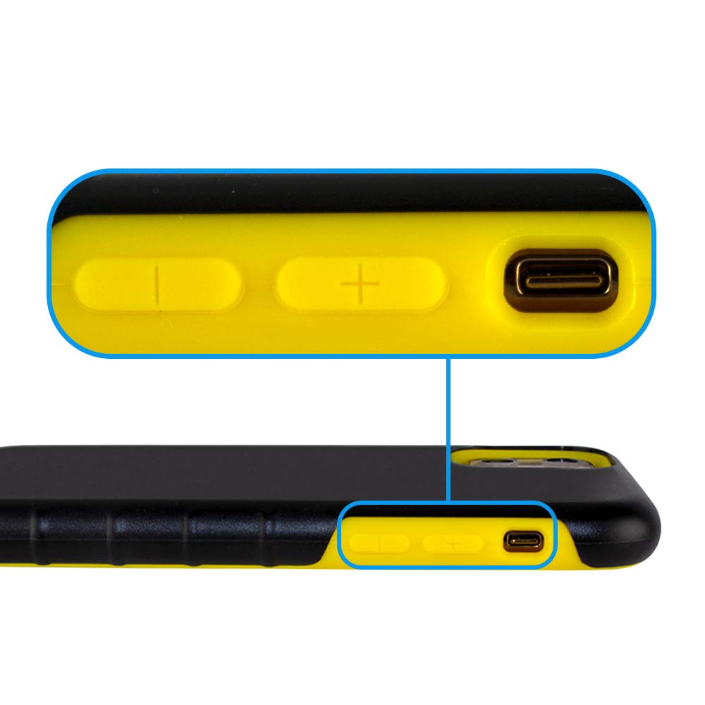 Military Grade Rugged iPhone 12/12 Pro Case - Guard Dog Two-Piece Protective Cover with Collegiate Licensed Tennessee Volunteers Design - Perfect for Outdoor Adventures, Sports & Daily Protection