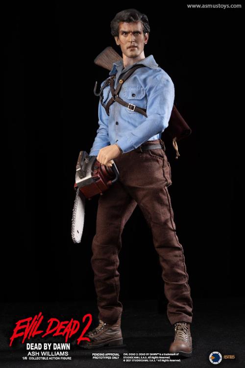 Asmus Toys 1/6 Scale Evil Dead 2 Dead by Dawn Ash Williams Collectible Action Figure EDA001 - Perfect for Horror Movie Fans & Action Figure Collectors Display