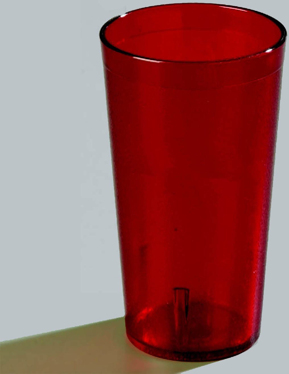 CFS 52208110 20 oz Stackable Shatter-Resistant Plastic Tumbler Cups - Ruby Red (6-Pack) for Parties, Picnics & Outdoor Events