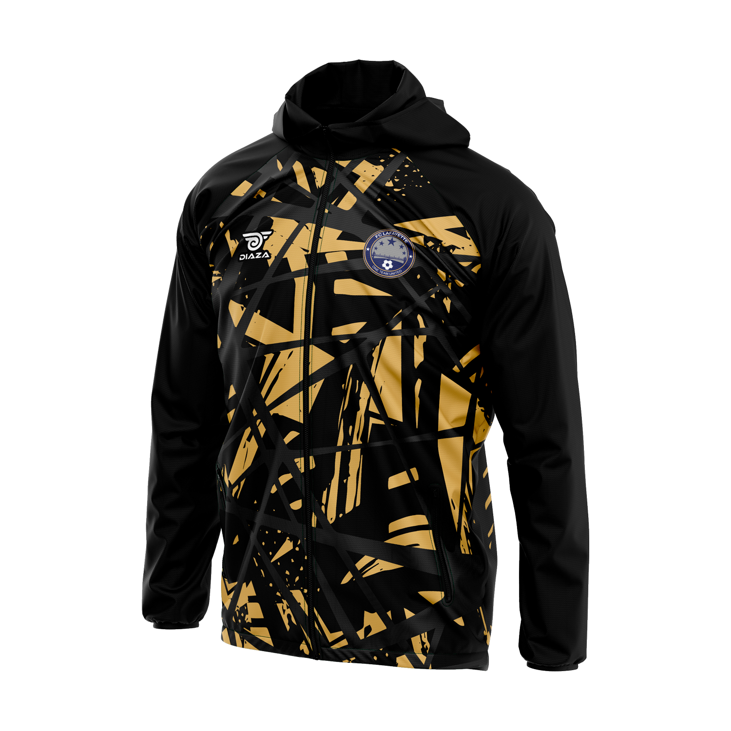 FC Lafayette Windrunner Jacket - Lightweight Waterproof Running Jacket for Men & Women - Perfect for Outdoor Jogging, Hiking & Travel
