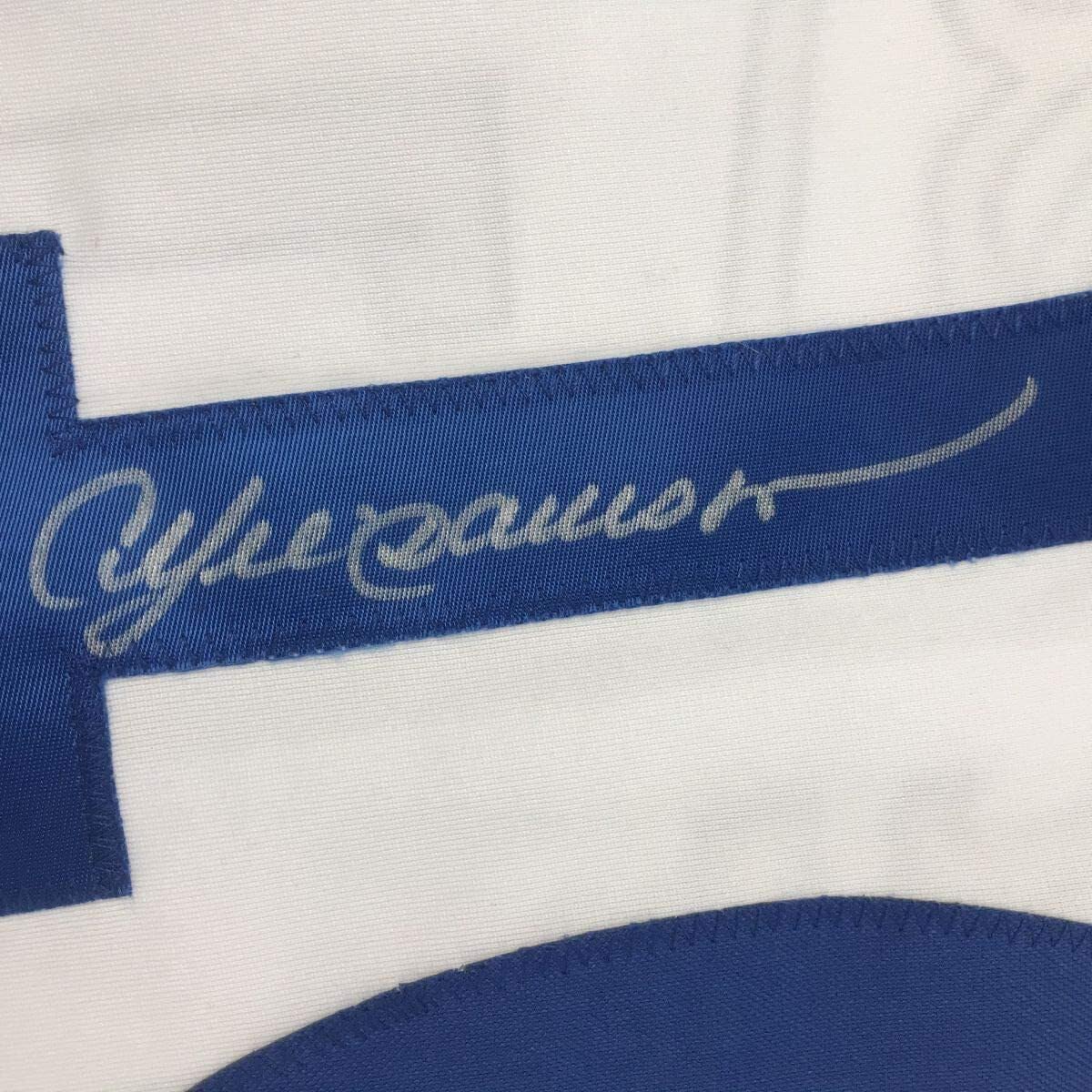 Authentic Autographed Andre Dawson Montreal Expos White Baseball Jersey with JSA COA - Perfect for Collectors, Fans, and Sports Memorabilia Displays