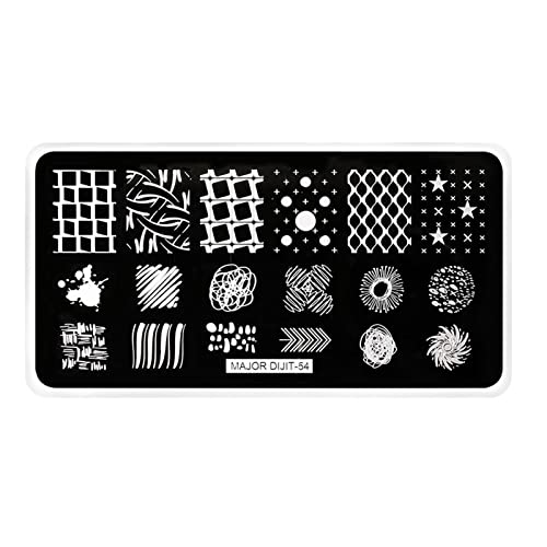 Stainless Steel Nail Art Stamping Plates for Women - DIY Manicure Printing Molds with Exquisite Patterns | Perfect for Home Salon & Professional Nail Designs