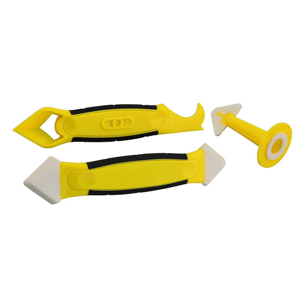 Silicone Scraper & Sealant Putty Tool Kit - Multi-Purpose Removal Set for Home Repairs, DIY Projects, and Auto Detailing