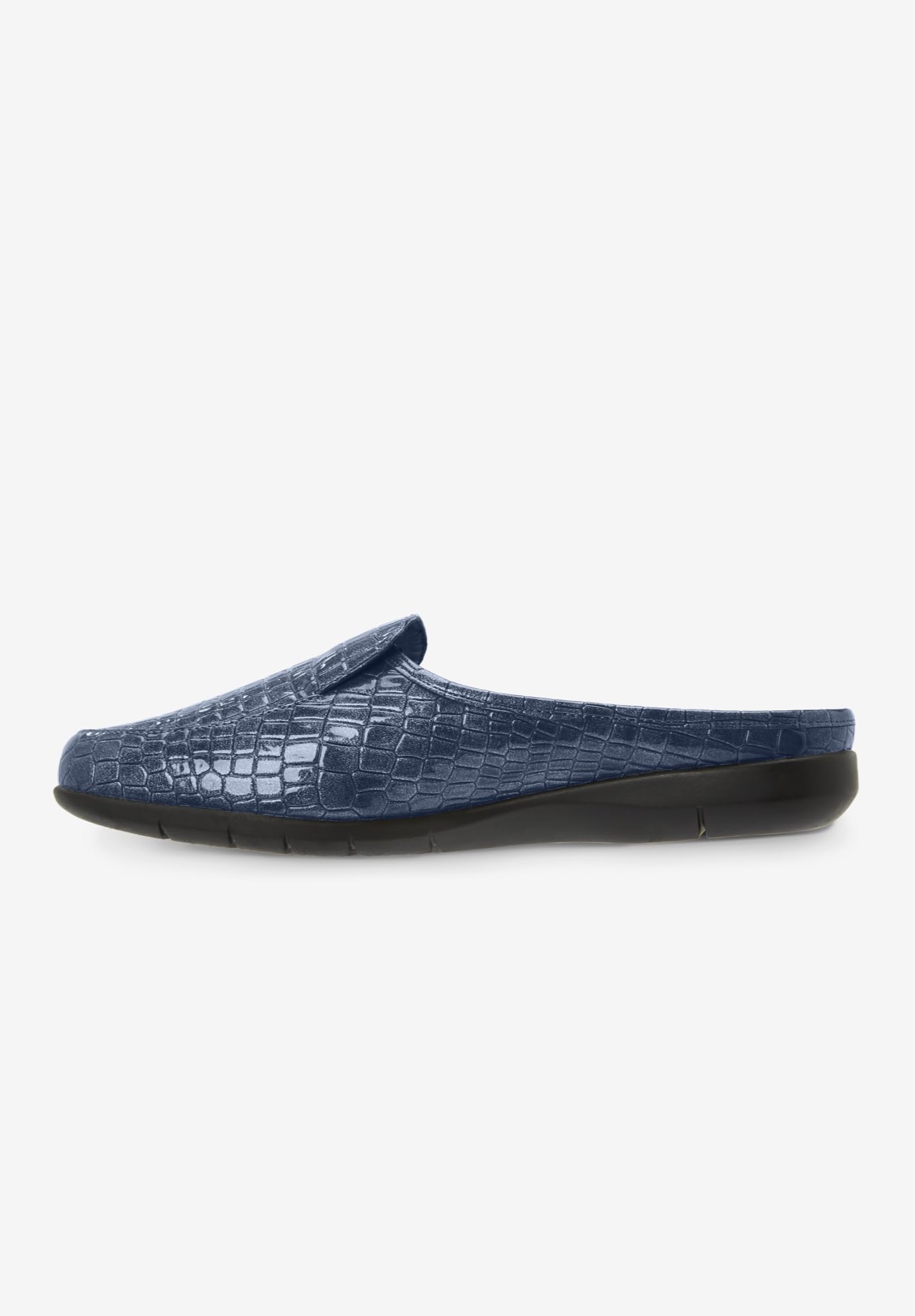 Comfortview Women's Wide Width The Estelle Mule - Slip-On House Shoes for Relaxing at Home, Office & Travel