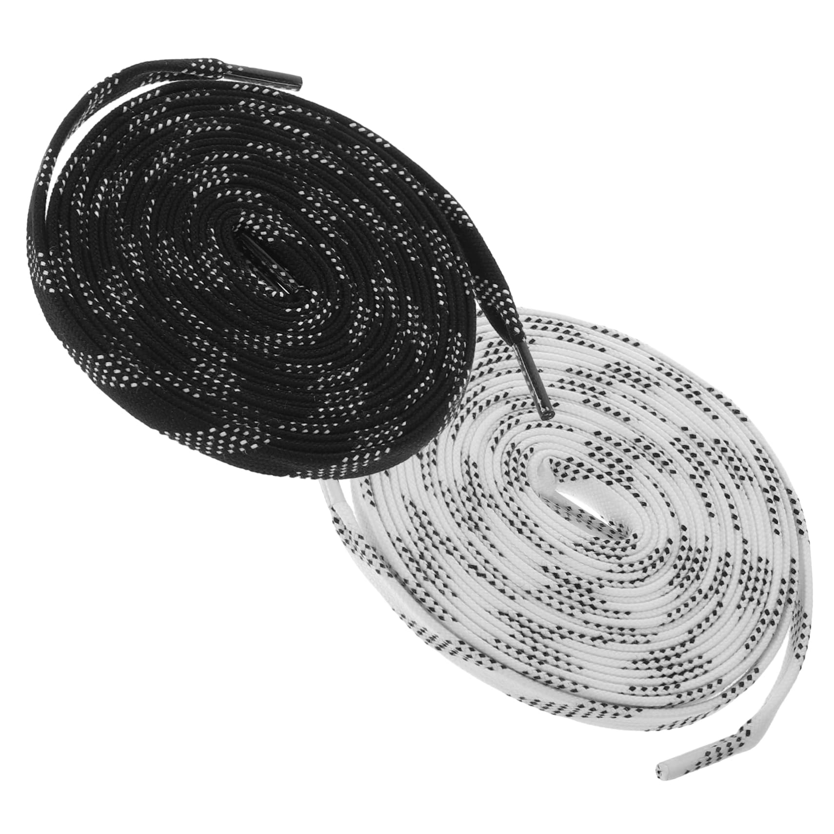 2 Pairs Durable Shoelaces for Sneakers & Hockey Skates - Non-Slip Sports Shoe Accessories - Perfect for Running, Skating & Casual Wear
