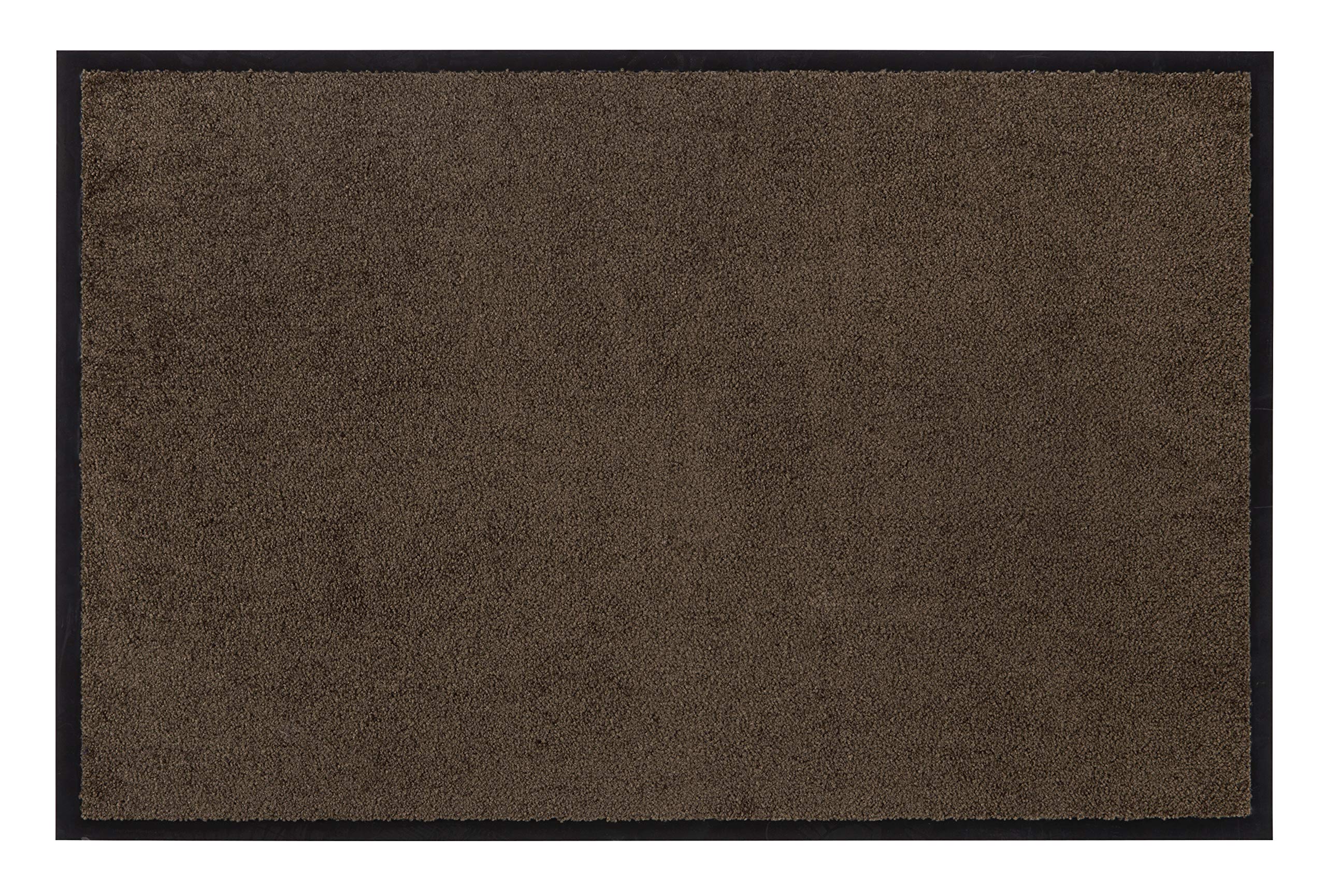 Dirt Trapper Entrance Mat - Indoor & Outdoor Doormat, 24x36 Inch Polyamide Floor Mat in Brown - Perfect for Mudrooms, Garages & High-Traffic Areas