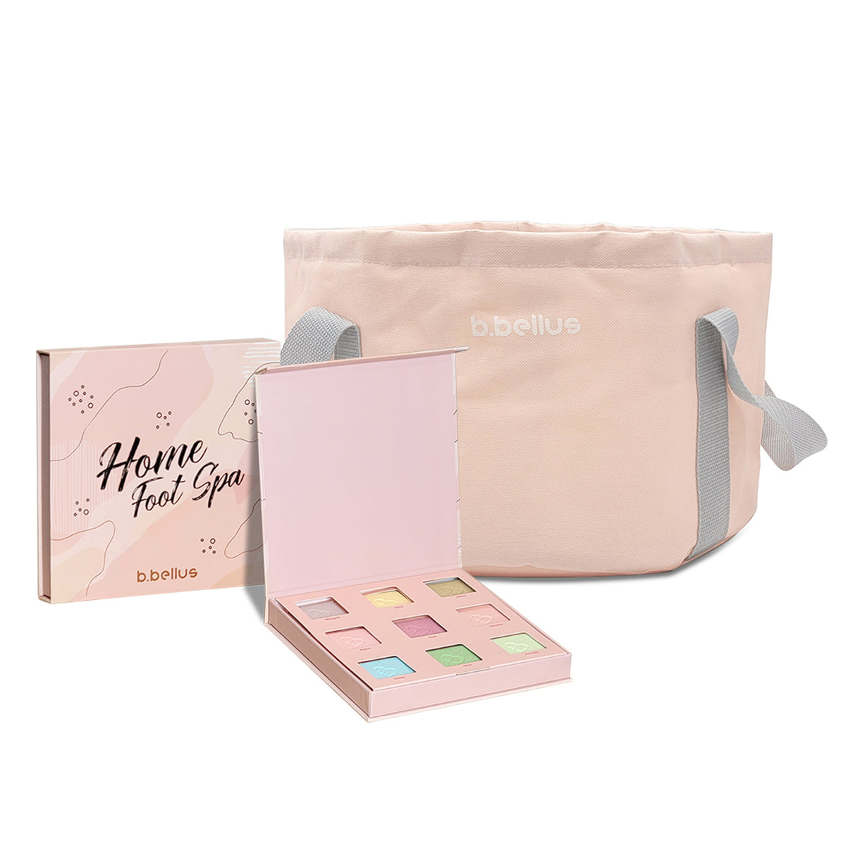 B.Bellus Pink Foot Spa Bath Set - Relaxing Foot Soak Bags for Home Spa, Pedicure & Self Care