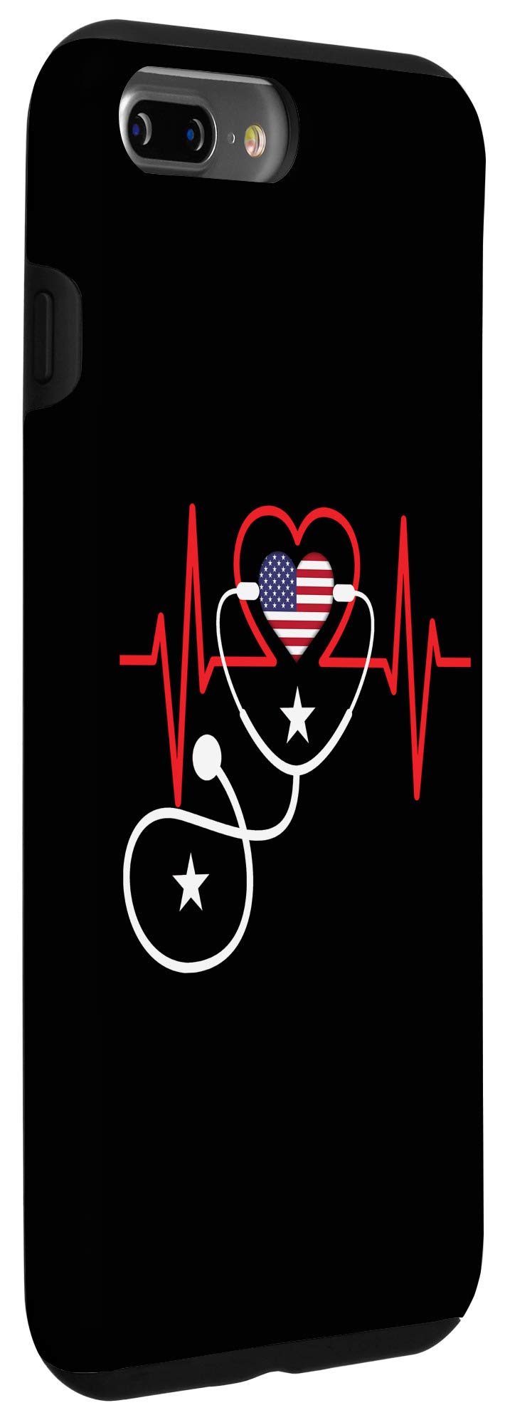 iPhone 7 Plus/8 Plus Heartbeat Stethoscope Phone Case - Perfect Gift for Nurses, Doctors & Medical Students - Great for Hospitals, Clinics & Nursing School