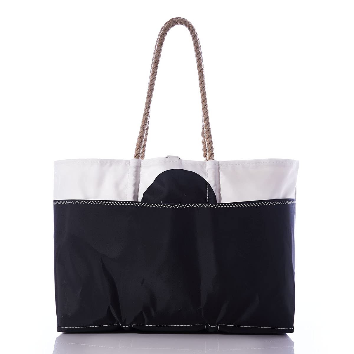 Waterproof Recycled Sailcloth Octopus Beach Tote Bag - Large Eco-Friendly Boat & Travel Tote with Interior/Exterior Pockets | Perfect for Sailing, Beach Trips & Summer Vacations