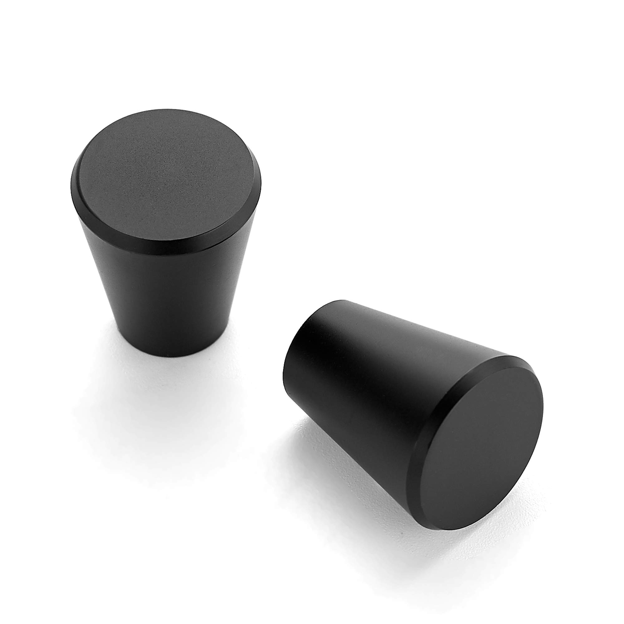 Ravinte 15 Pack 3/4 Inch Matte Black Kitchen Cabinet Knobs and Drawer Pulls - Modern Door & Dresser Handles for Home, Office & Furniture Upgrade