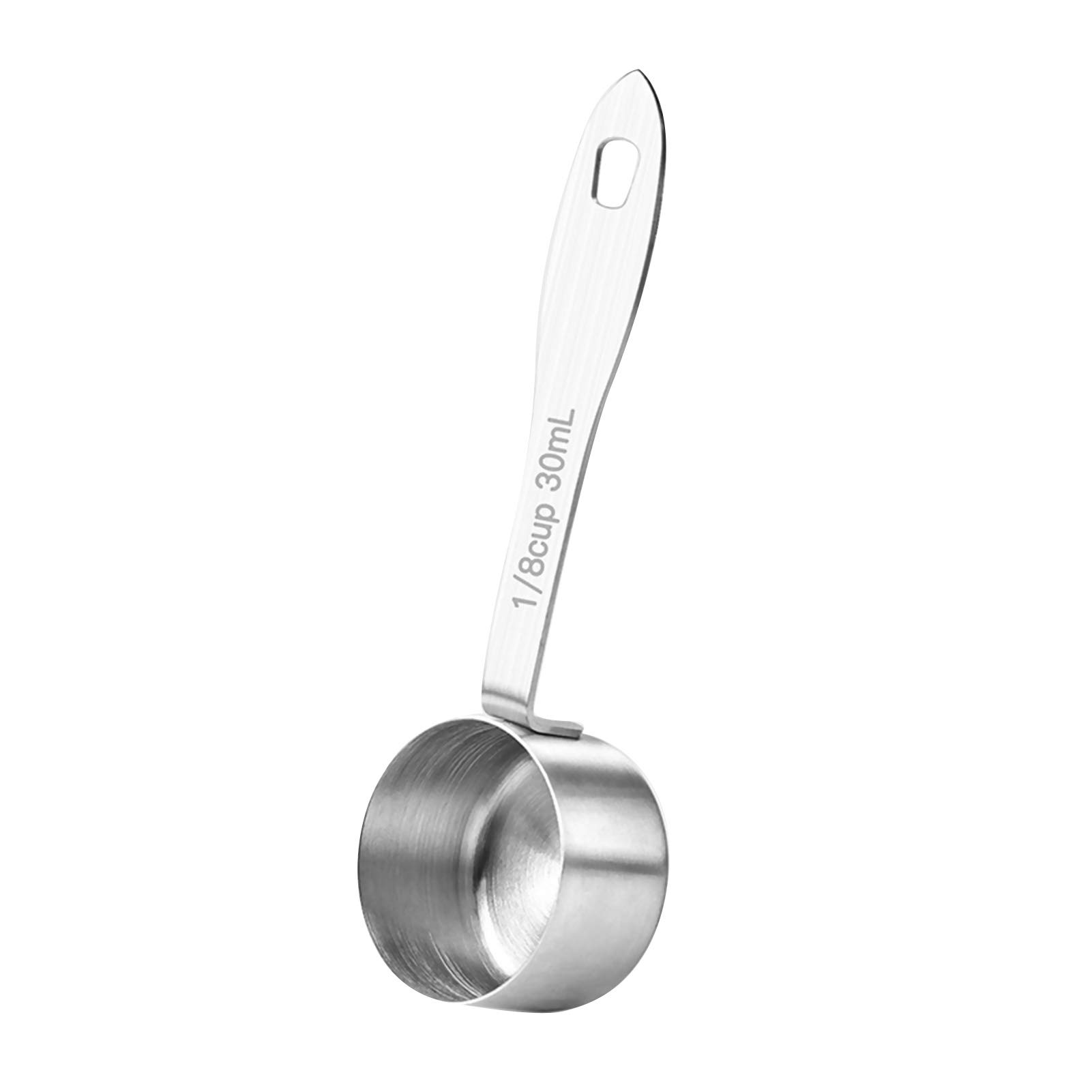 Premium Stainless Steel Coffee Scoop - 30ML Measuring Spoon for Coffee, Tea, and Powdered Drinks | Durable & Accurate Kitchen Tool for Baristas, Home Brewing, and Baking | F FABOBJECTS®