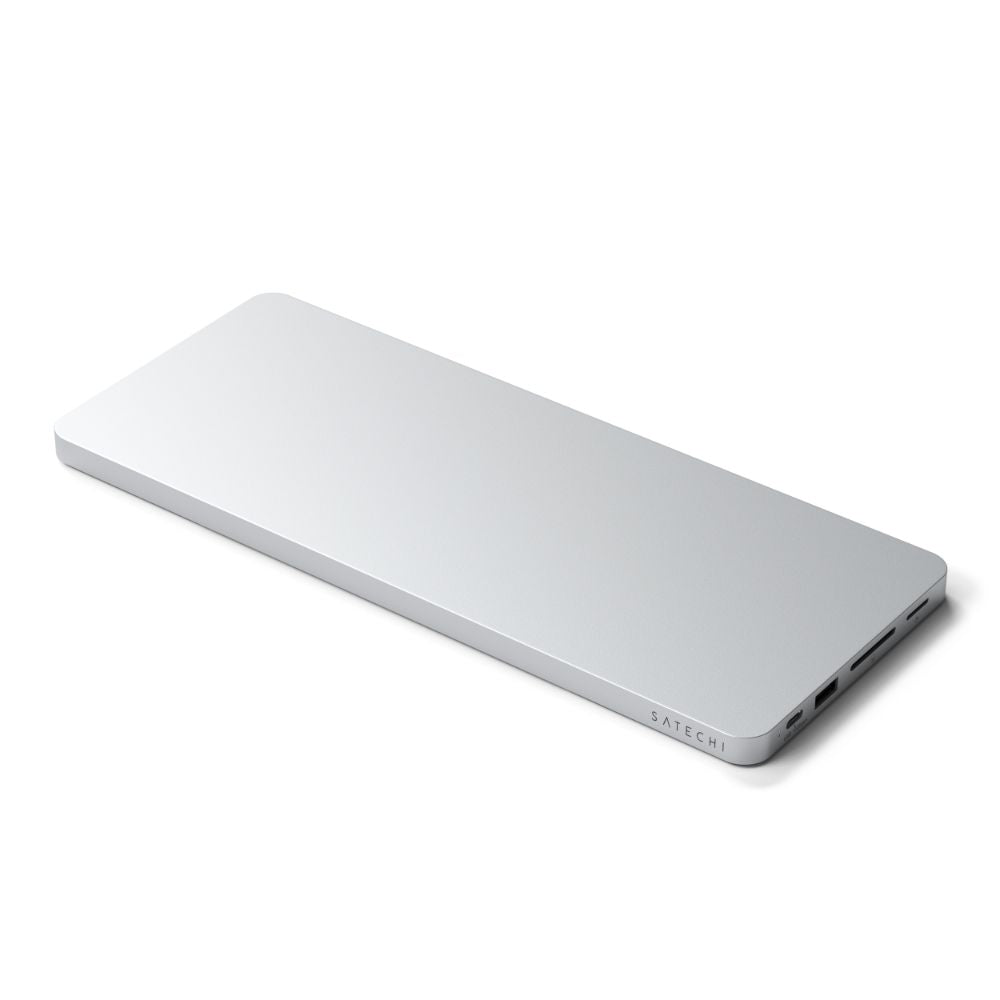 Satechi USB C Slim Dock for 24” iMac - Compact Multi-Port Hub with 4K HDMI, USB-A, USB-C, Ethernet - Perfect for Home Office & Workspace Setup