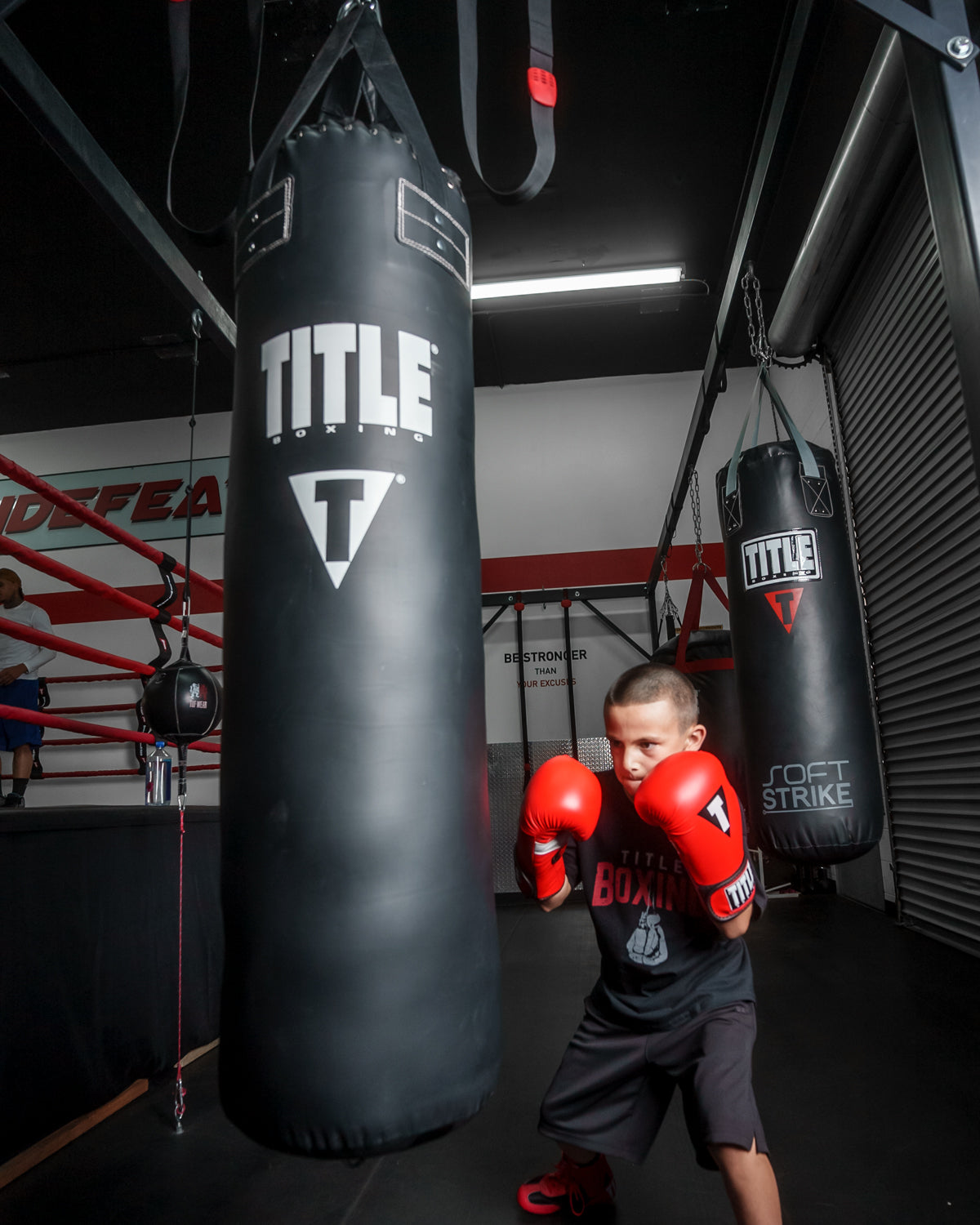 TITLE Boxing Soft Fill Punching Bag for Adults & Kids - Heavy Duty Training Bag for Boxing, MMA, Kickboxing & Home Gym Workouts