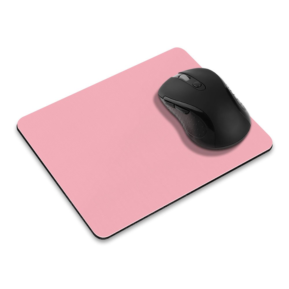 Non-Slip Rectangle Mouse Pad - Light Pink Gaming & Office Desk Mat - FINCIBO Ergonomic Computer Mousepad for Home, Work, PC, Laptop (Perfect for Gaming, Office Work, and Daily Computer Use)