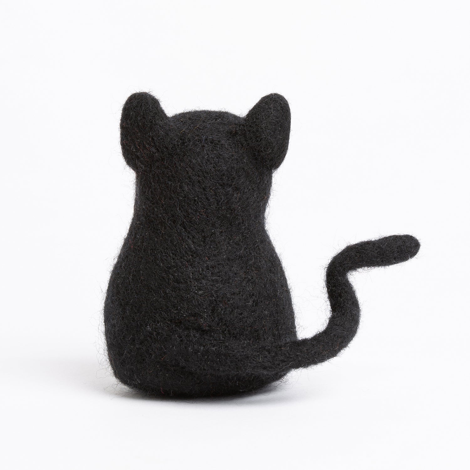 Halloween Cat Needle Felting Kit for Beginners - DIY Wool Craft with Tools & Instructions - Perfect for Halloween Decorations & Handmade Gifts