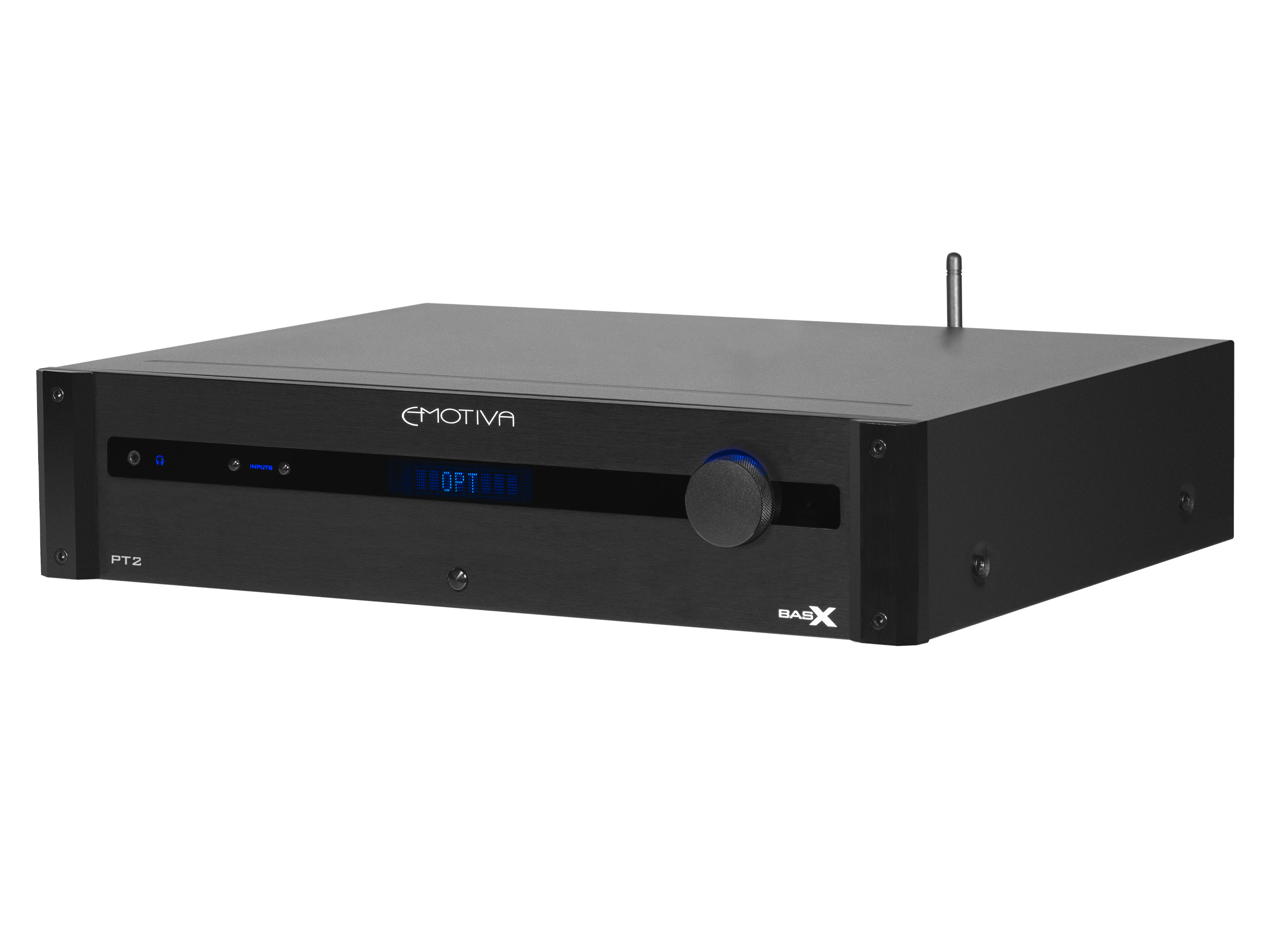 BasX PT2 High-Performance Stereo Preamp with Built-in DAC & Tuner - Perfect for Home Audio Systems & Hi-Fi Music Listening