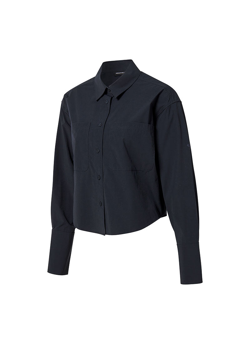 All Around Stretch Crop Shirt - Comfortable & Stylish Women's Tops for Yoga, Workout & Casual Wear