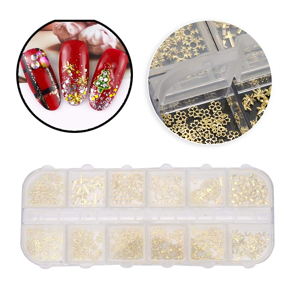 Alloy Nail Art Decorations - Safe & Stylish Nail Accessories for DIY, Home & Salon Use | Perfect for Manicures, Pedicures & Nail Design