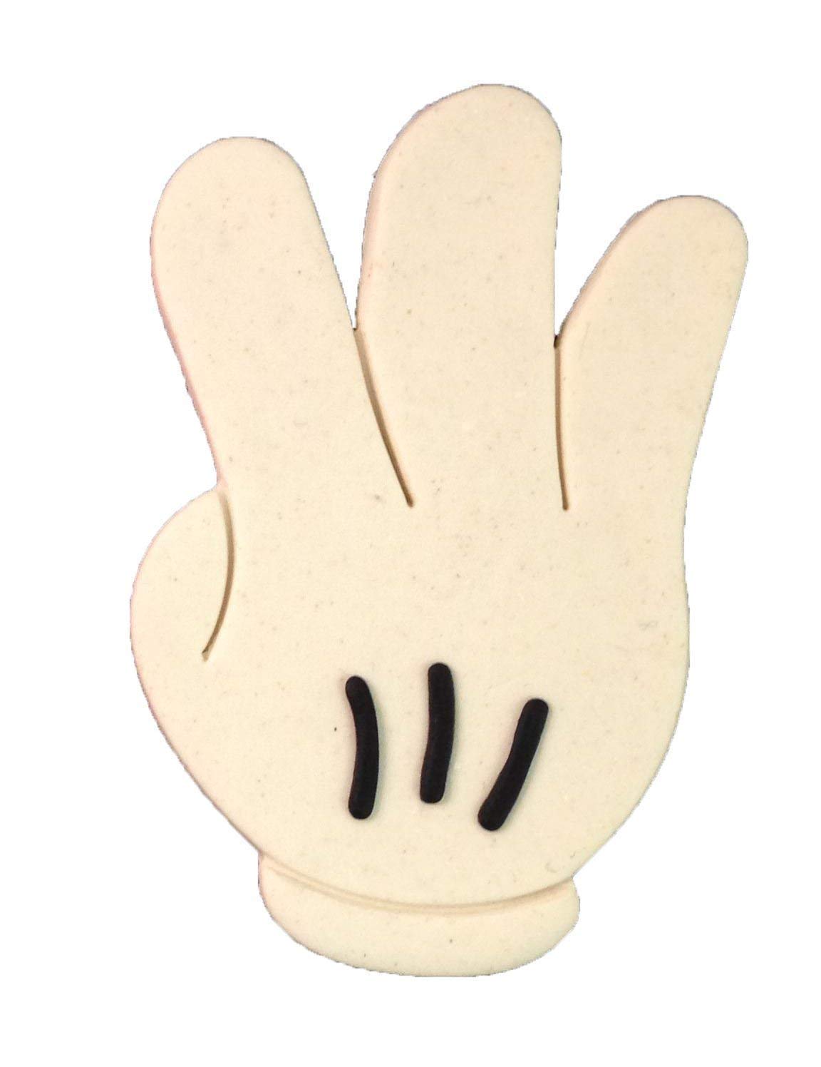 Mickey Mouse Hand Shaped Number 3 Cookie Cutter - 2 Inch Stainless Steel Baking Tool for Disney Themed Cookies, Cakes & Party Decorations