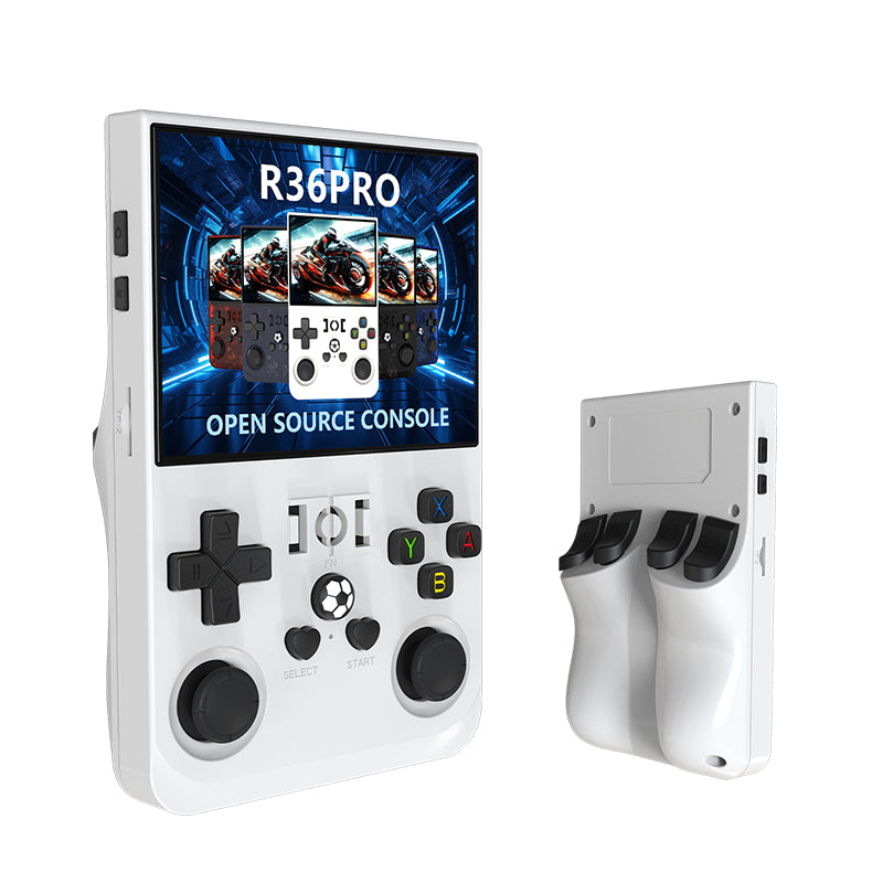 R36 Pro Handheld Game Console - Linux System with 30000+ Retro Games - Portable Gaming Device for Travel, Commute & Home Entertainment