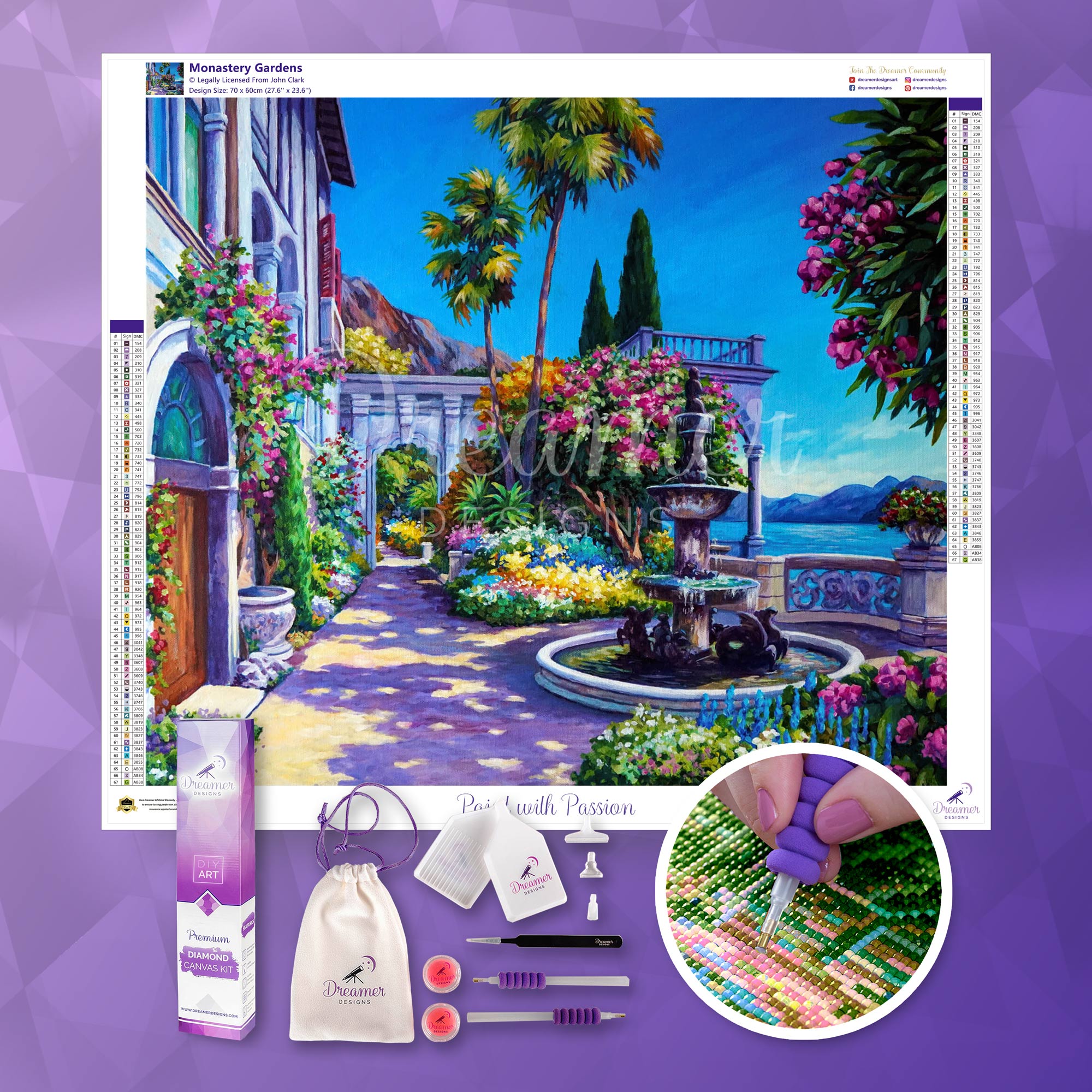 Monastery Gardens - Premium Home & Garden Decor for Indoor & Outdoor Spaces | Perfect for Living Rooms, Patios, and Meditation Areas