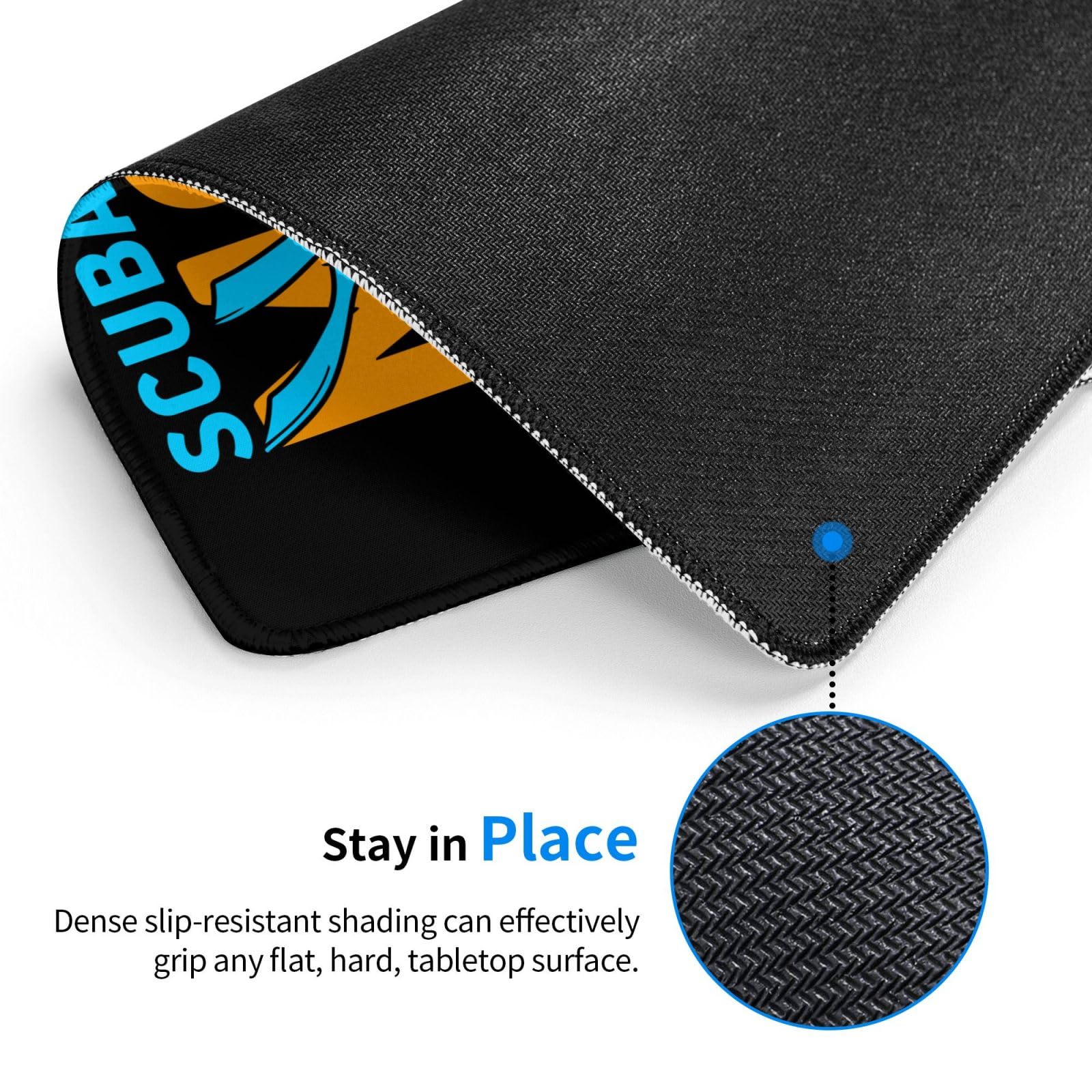 SIYTUAU Waterproof Non-Slip Rubber Mouse Pad - 10x12 Inch Scuba Diving Design for Office, Gaming & Laptop Use - Perfect Gift for Cool Moms & Divers