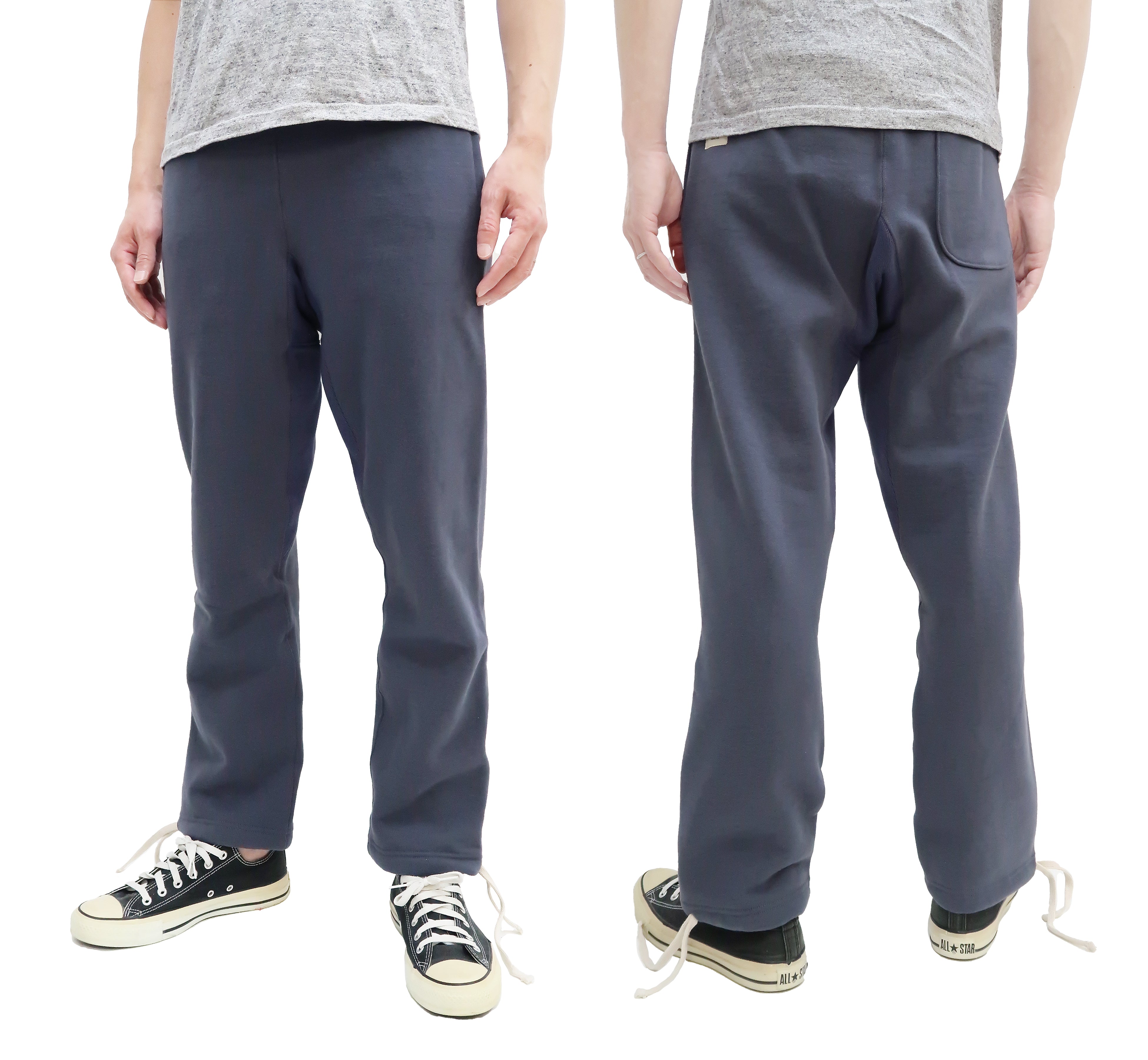 TOYS McCOY Men's Vintage Sweatpants - Straight Leg Drawstring Casual Pants TMC2380-141 in Faded Bluish Gray | Comfortable Lounge Pants for Home, Gym & Streetwear Fashion