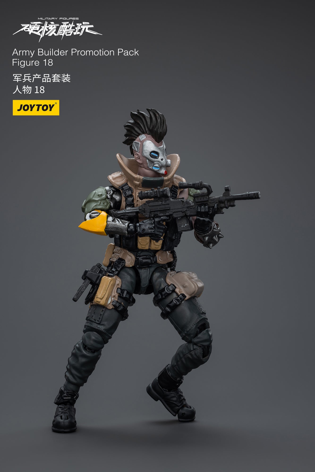 1/18 JOYTOY 3.75 Inch Military Action Figures - Army Builder Set with 5 Collectible Soldier Figures (2024 Edition) - Perfect for War Game Dioramas, Toy Photography & Action Figure Collectors