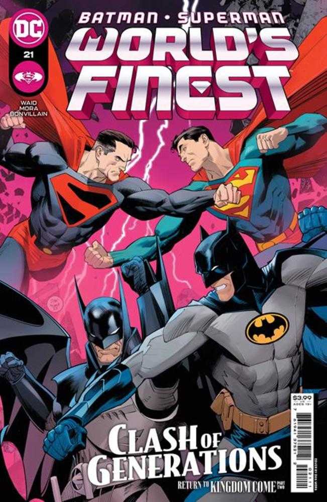 Batman Superman Worlds Finest #21 Comic Book - Cover A by Dan Mora - DC Comics Collectible for Superhero Fans & Comic Book Enthusiasts - Perfect for Display, Gifts & Comic Collections
