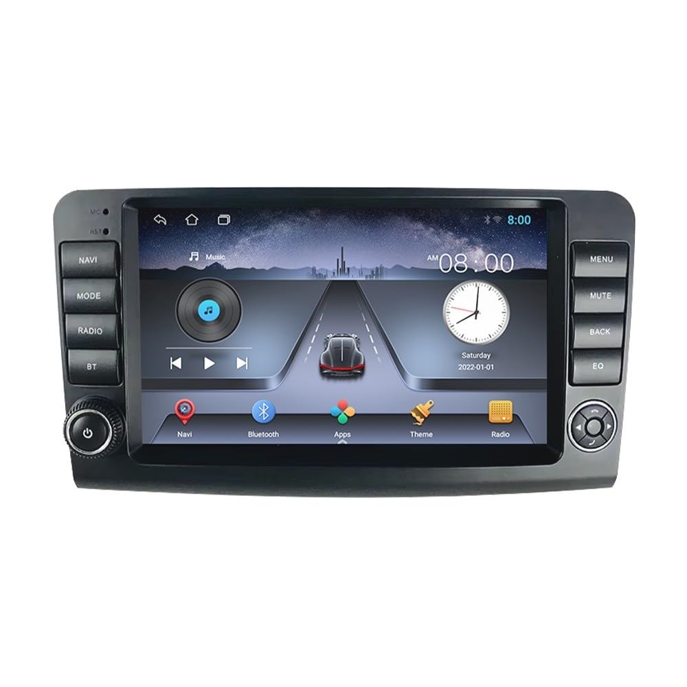 Original Android 10 Car Stereo GPS Navigation System - 2.5D IPS Touch Screen Multimedia Player for Mercedes-Benz R300 R350 R-Class (2006-2014) | In-Dash Upgrade for Seamless Connectivity & Entertainment