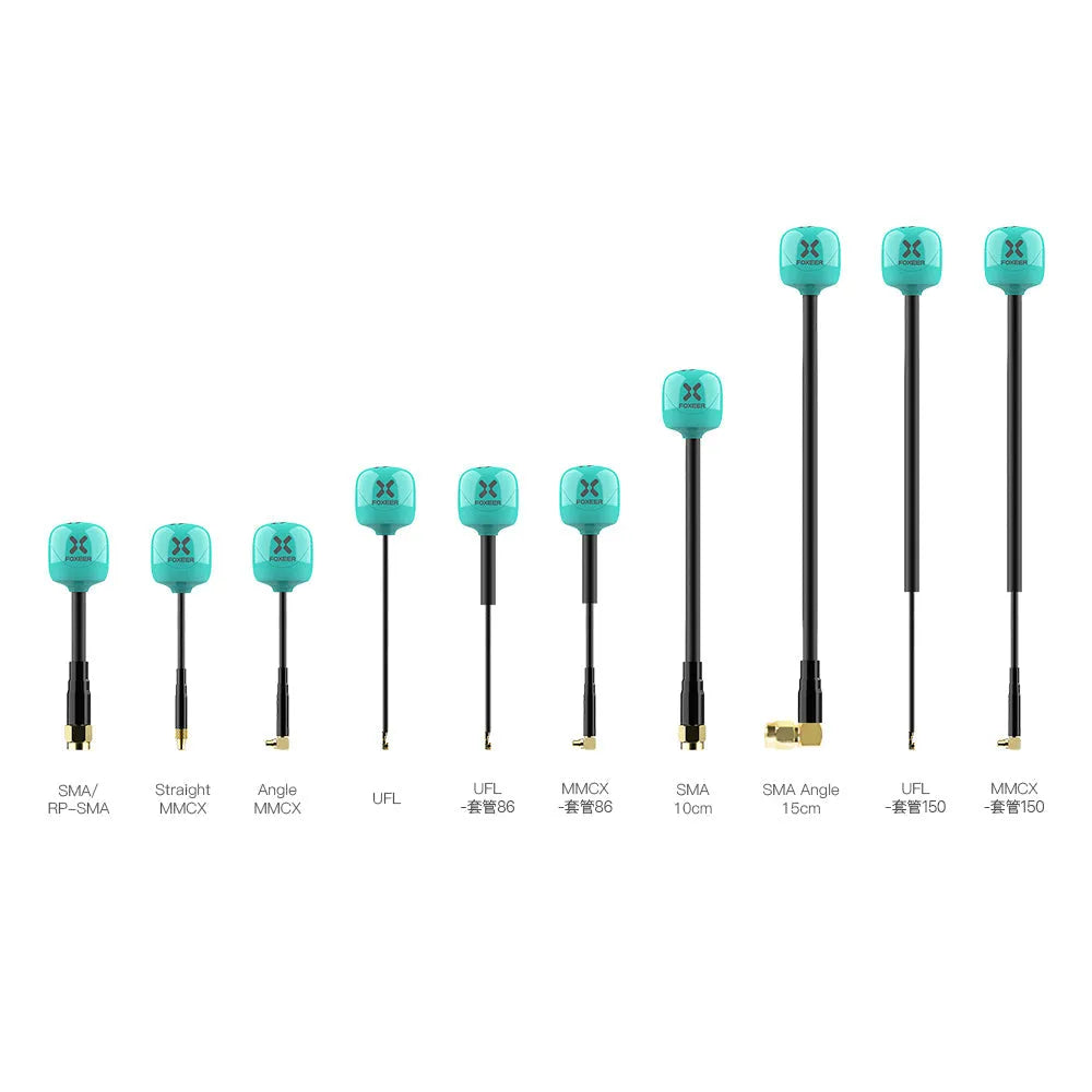 FOXEER Lollipop 4 Plus 5.8GHz 2.6dBi High Gain FPV Antenna for Drone Racing - 2 Pack - Perfect for FPV Drones, Quadcopters, and RC Aircraft
