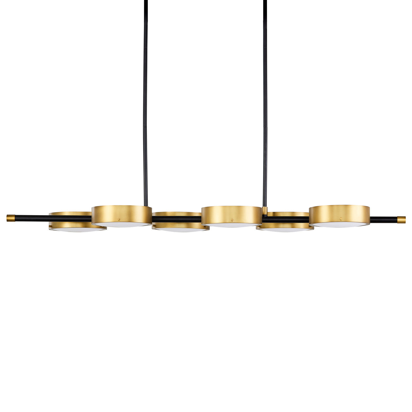 Modern 6-Light Chandelier - Elegant Crystal Ceiling Light Fixture for Dining Room, Living Room & Bedroom | Perfect for Home Decor & Interior Design