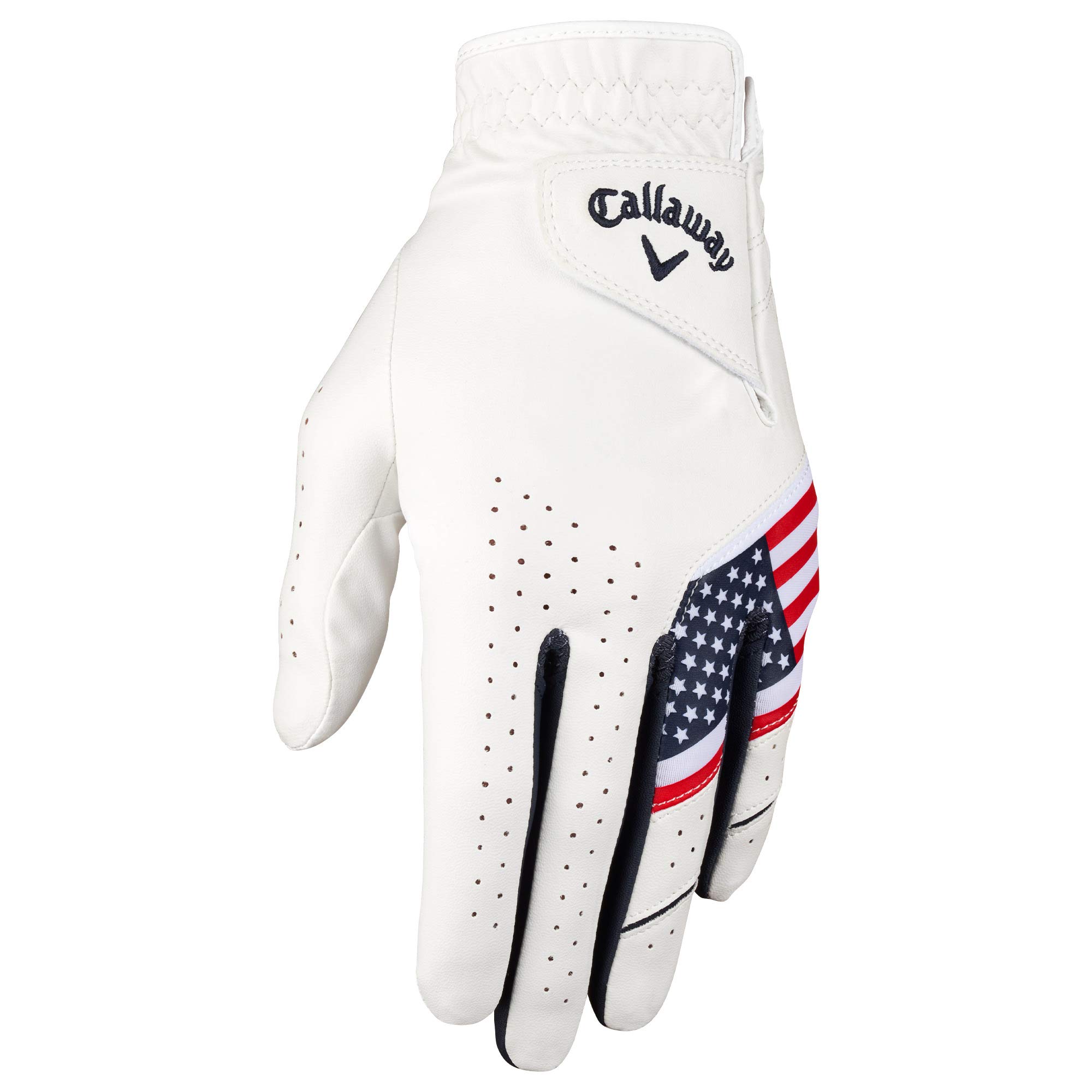 Callaway Men's Weather Spann Golf Glove - Premium Synthetic for All-Weather Play
