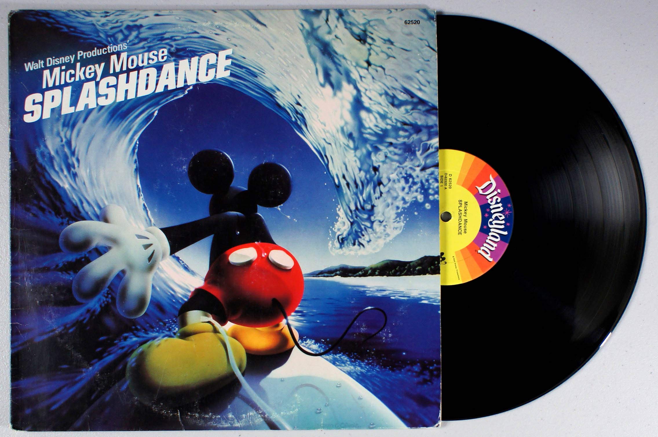 1983 Disney's Mickey Mouse Splashdance Vintage T-Shirt - Retro Cartoon Graphic Tee for Men & Women - Perfect for Disney Fans, Collectors, and Casual Wear