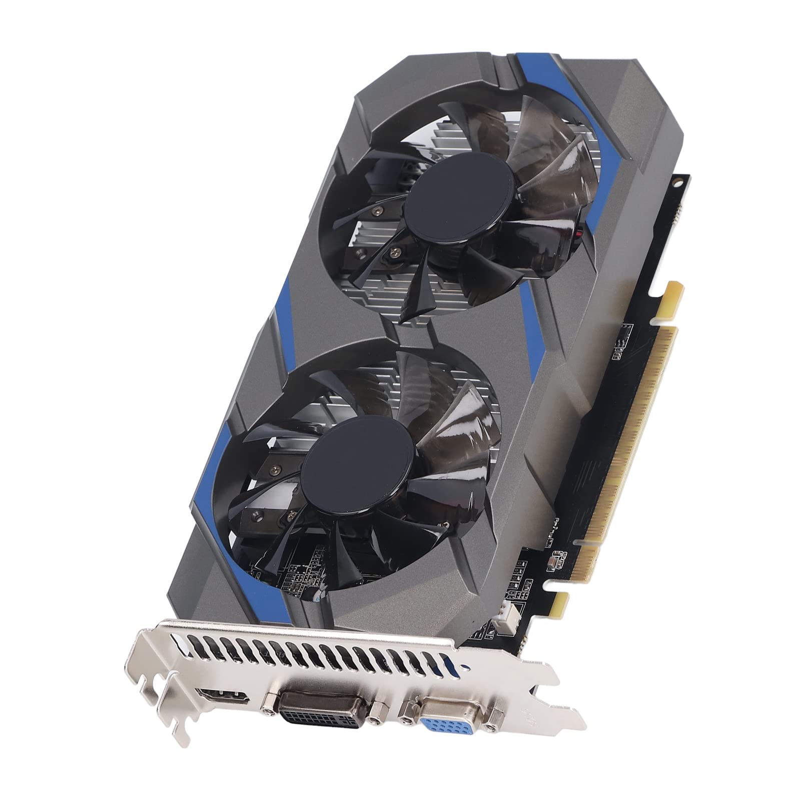 Zunate GTX750 4GB GDDR5 128-bit Gaming Graphics Card with Dual Fan | DP HDMI DVI Ports | Low Noise Performance | Perfect for PC Gaming, Video Editing & 3D Rendering