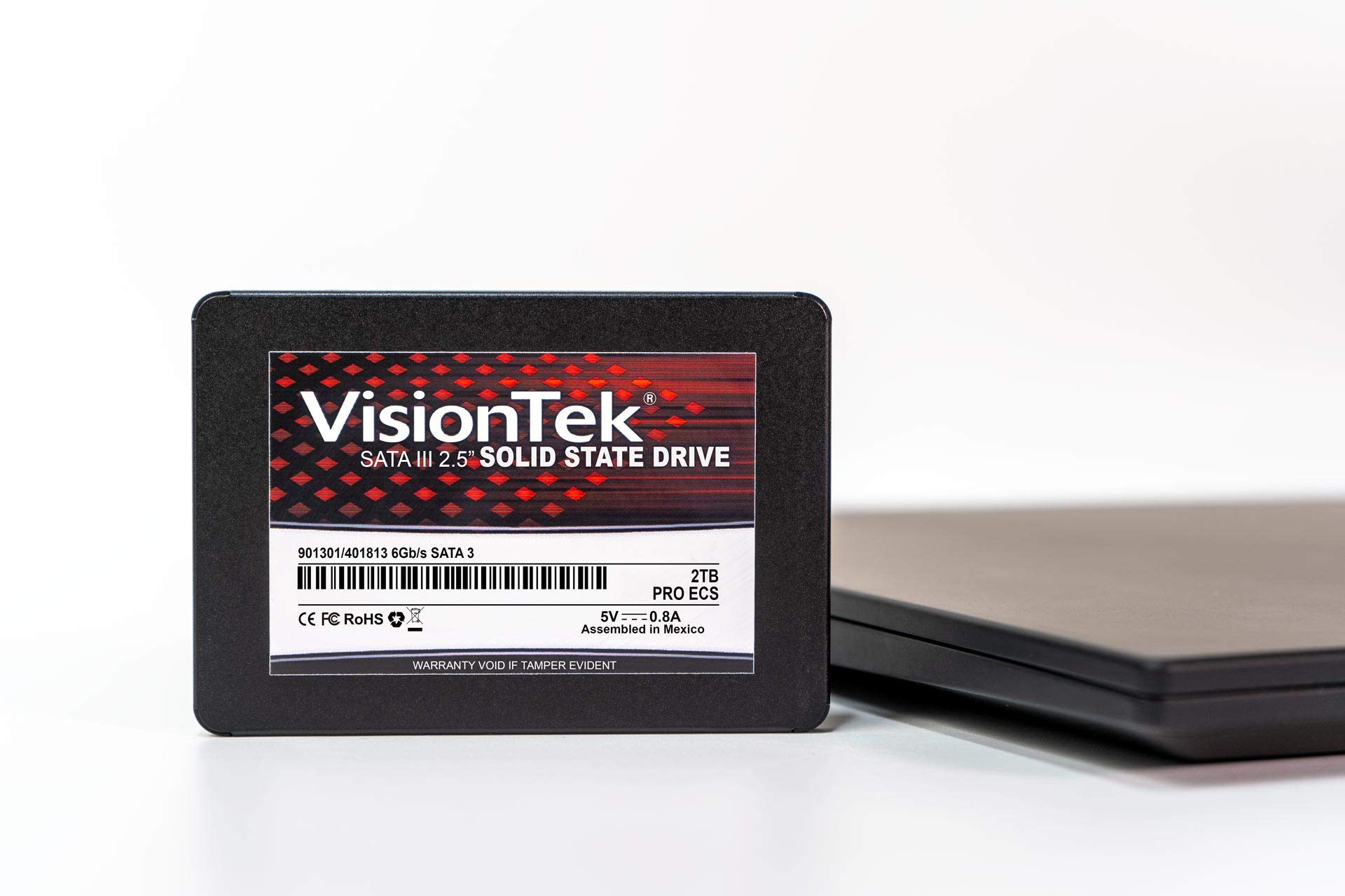 VisionTek PRO ECS 7mm 2.5 Inch SATA III SSD 2TB - High Speed Internal Solid State Drive for Desktop PC, Laptop, Mac - Upgrade Your Computer Storage for Gaming, Video Editing & Faster Boot Times