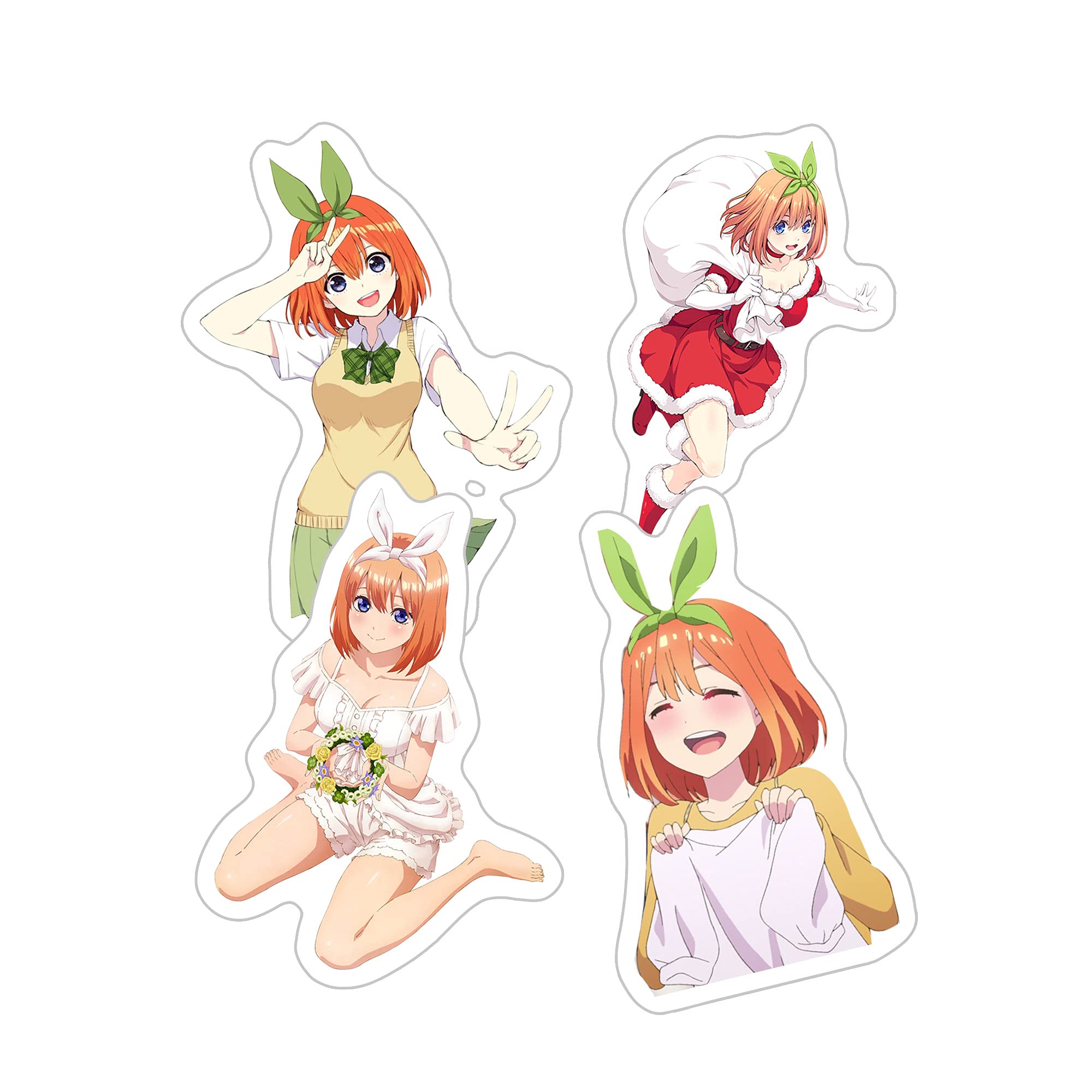 Funny Yotsuba Nakano Sticker from The Quintessential Quintuplets - Waterproof Vinyl Decal for Water Bottles, Phones, Laptops, Skateboards & Cars - Perfect for Anime Fans, School Supplies & Kawaii Decor