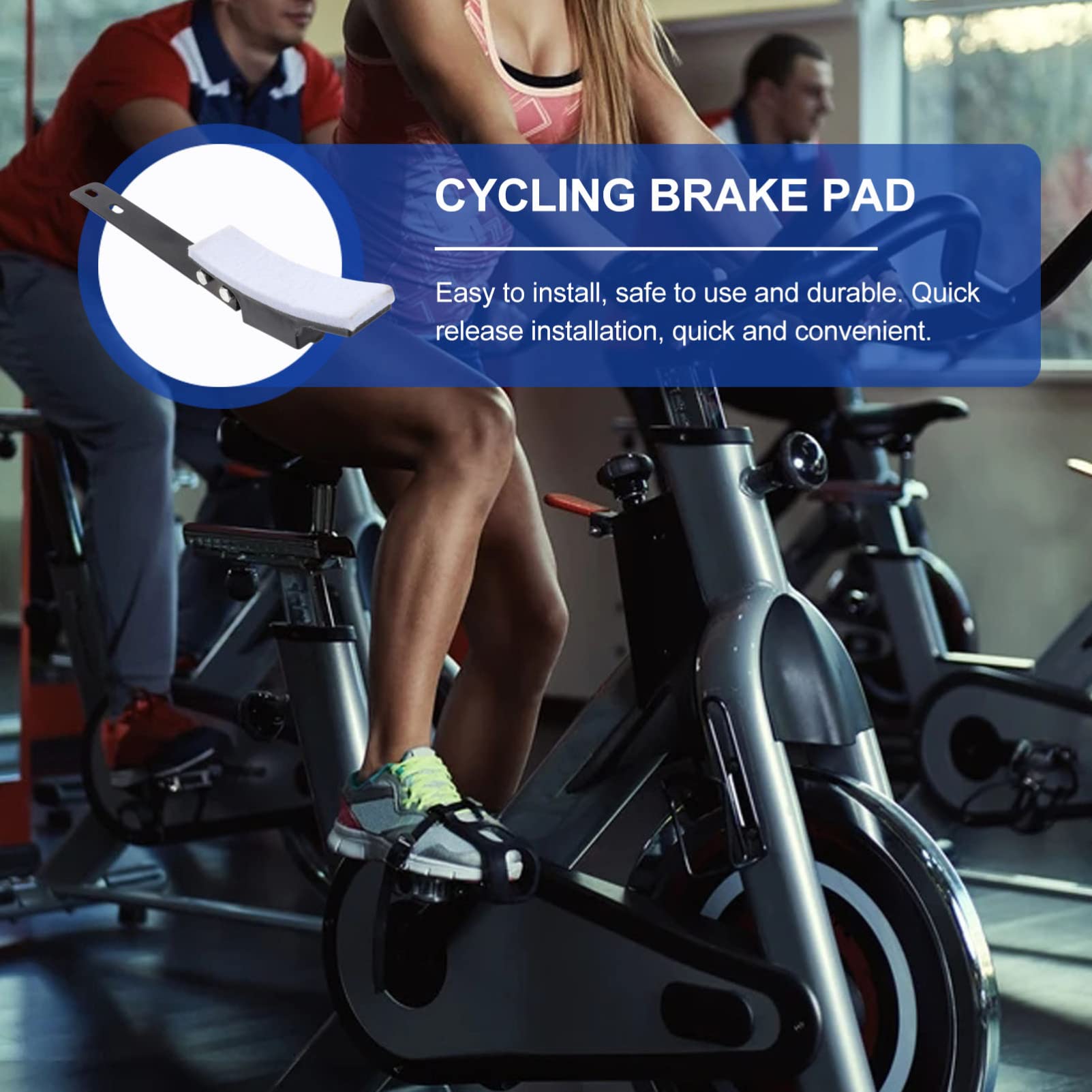 Premium Spinning Bike Brake Pads - High-Quality Felt Brake Pads for Indoor Exercise Bikes & Fitness Cycles - Durable Bicycle Caliper Brake Pad Replacement - Perfect for Home Gym Workouts & Spin Classes