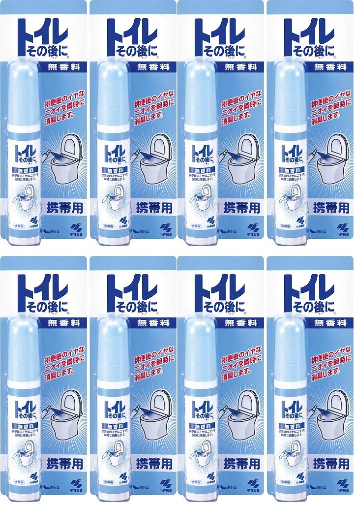 Bulk Purchase Fragrance-Free Portable Toilet Deodorizer 23mL (8-Pack) – Ideal for Travel, Camping & Emergency Kits