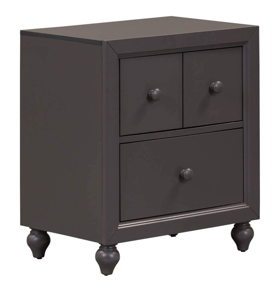 Rustic Cottage View Night Stand with Drawer - Wooden Bedside Table for Bedroom, Living Room & Guest Room - Perfect for Storage & Decor