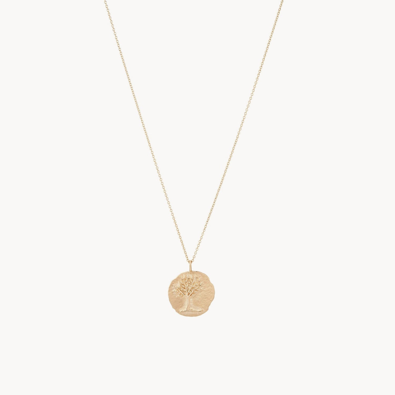 14K Yellow Gold Tree of Life Ancient Coin Medallion Necklace - Spiritual Jewelry for Women, Meaningful Gift for Birthday, Anniversary & Special Occasions