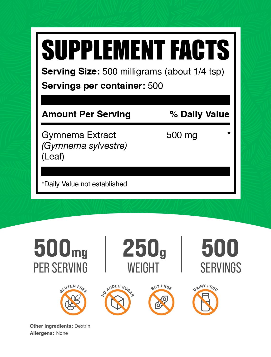 Organic Gymnema Sylvestre Extract Powder | 100% Pure & Natural | Supports Healthy Blood Sugar Levels | Perfect for Herbal Teas, Supplements & Ayurvedic Remedies