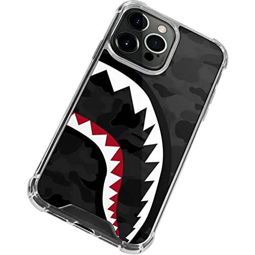 Skinit Clear Protective Phone Case for iPhone 13 Pro - Shark Teeth Grey Street Camo Design | Slim Scratch-Resistant Cover | Perfect for Outdoor Adventures & Daily Use
