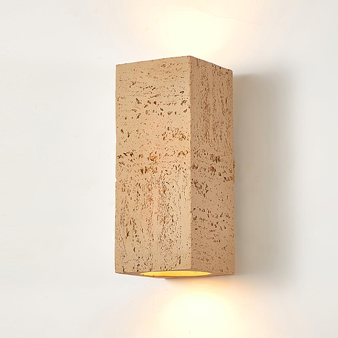 Modern Brick Wall Lamp - Industrial Style LED Sconce Light Fixture for Bedroom, Living Room, and Office Decor | Energy Efficient Indoor Lighting Solution