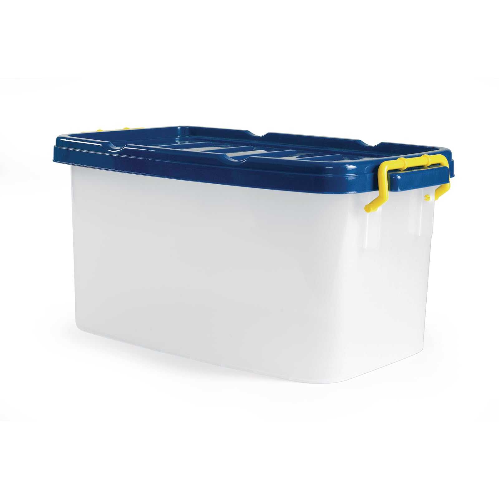 Medium Storage Bin with Lid - Durable Plastic Organizer Box for Home, Office & Garage Organization | Perfect for Toys, Clothes & Household Items