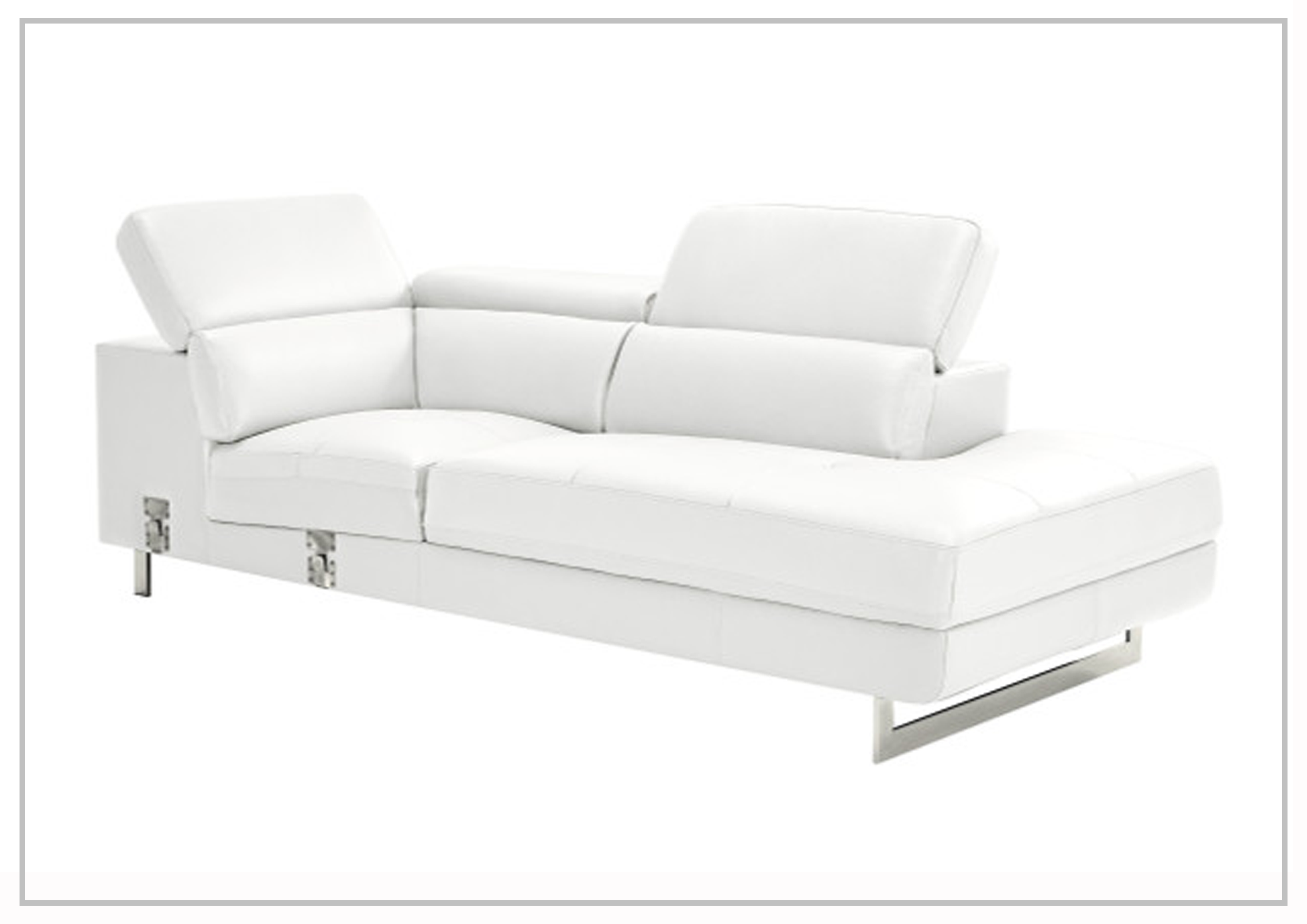 Gio Italia Cavour Mansion L-Shaped Italian Leather Sectional Sofa - Luxurious Modern Living Room Furniture for Home Theater & Family Gatherings