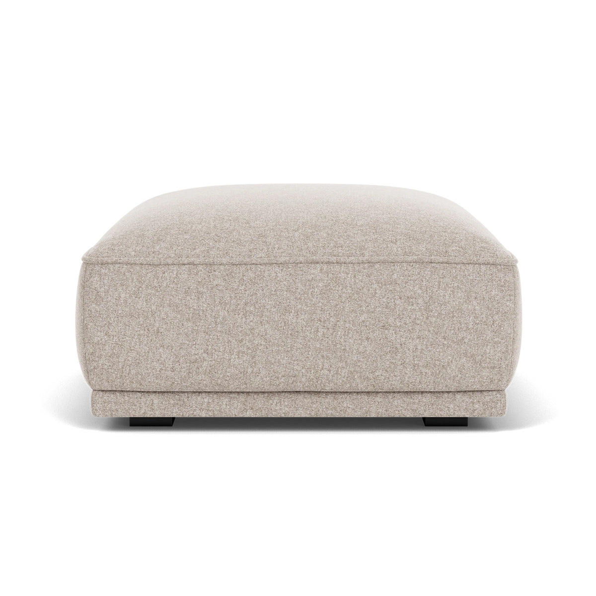 Leonora Fabric Storage Ottoman with Tufted Top - Stylish Footrest, Coffee Table & Extra Seating for Living Room, Bedroom & Dorm
